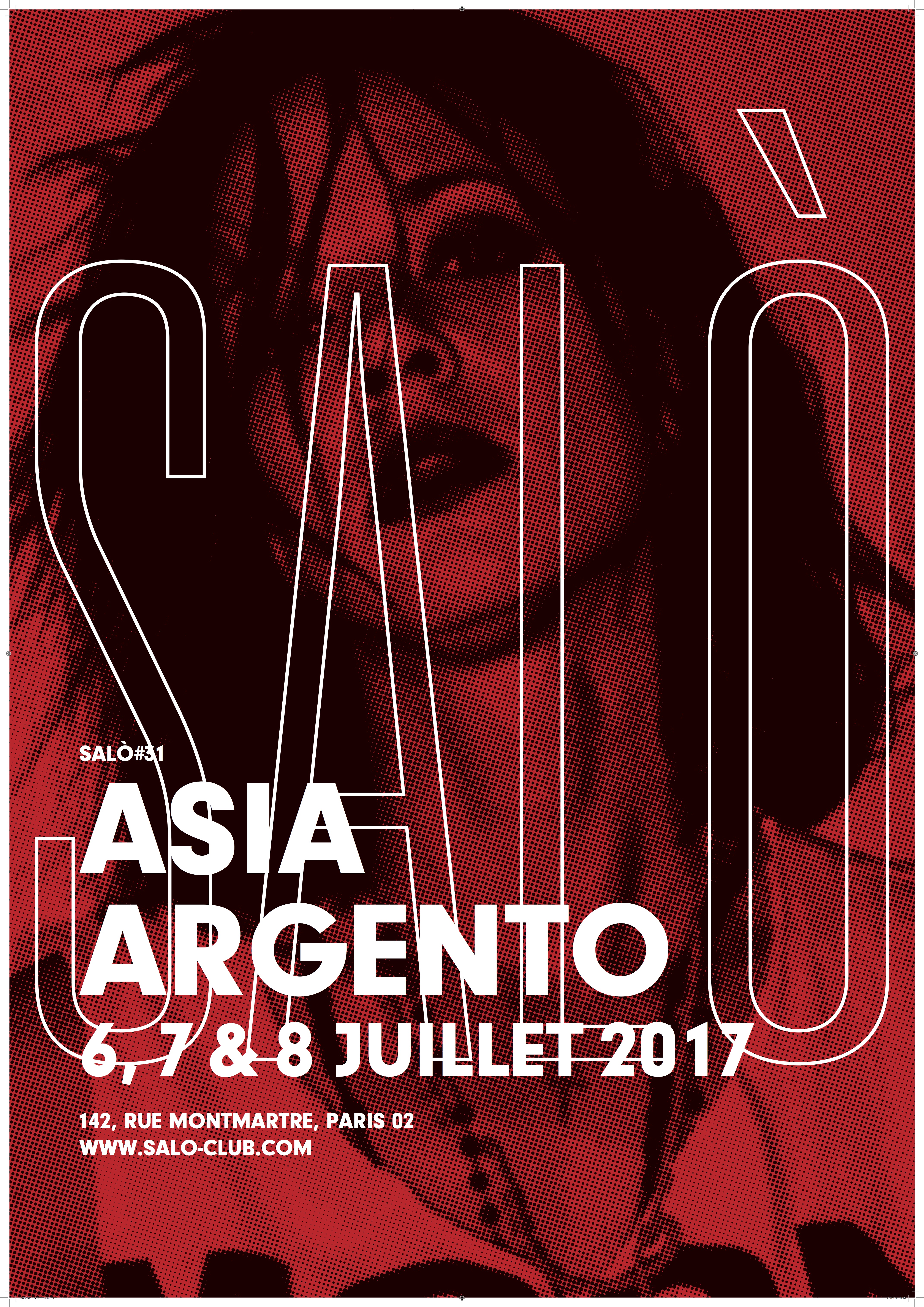 SALO #31 POSTER Asia Argento