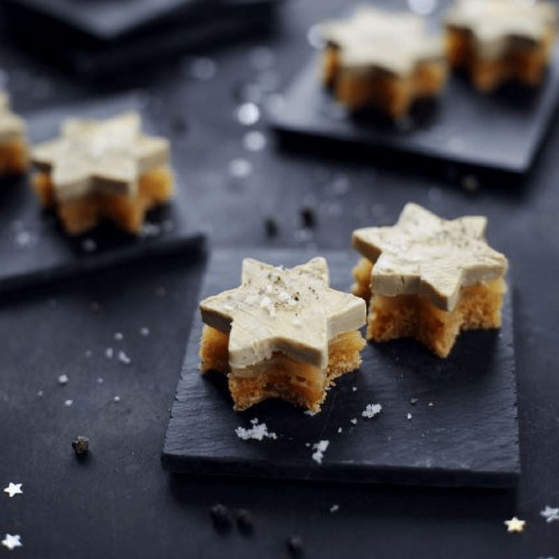 repas-reveillon-noel-recette-bouchées-foie-gras-mangue-pain-d-epices