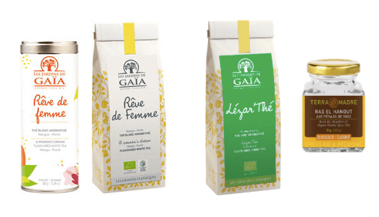 Sélection de thés et produits Gaia