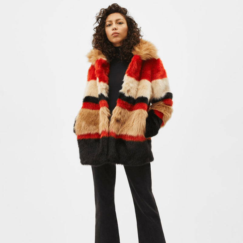manteau-fausse-fourrure-bershka