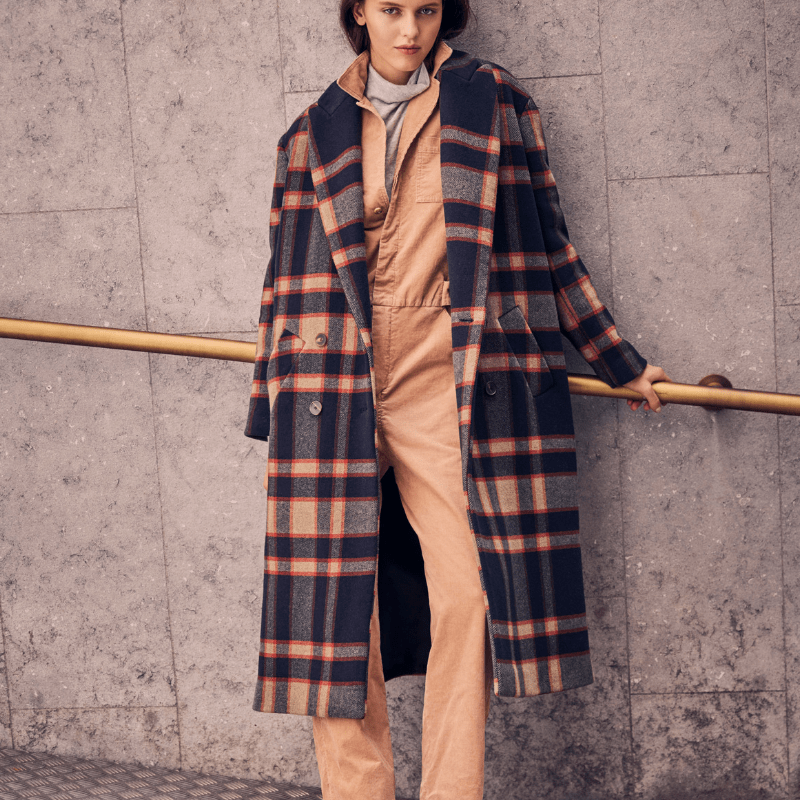 manteau-pablo-maitee-long-carreaux