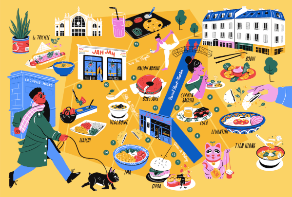 Paris Vegan guide maps 0