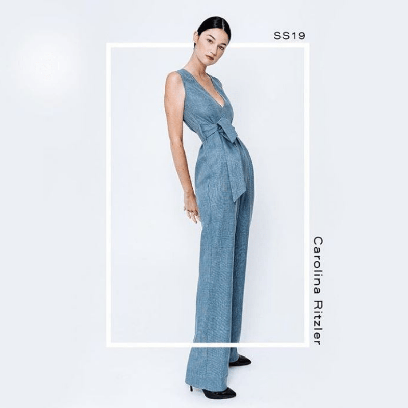 tenue-combinaison-pantalon-caroline-ritzler-invitée-mariage-