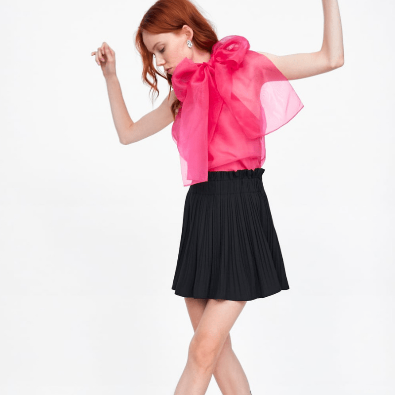 tenue-jupe-top-ensemble-invitée-mariage-zara