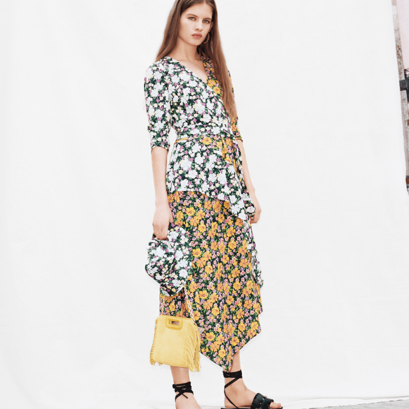 tenue-robe-invitée-mariage-roen-maje