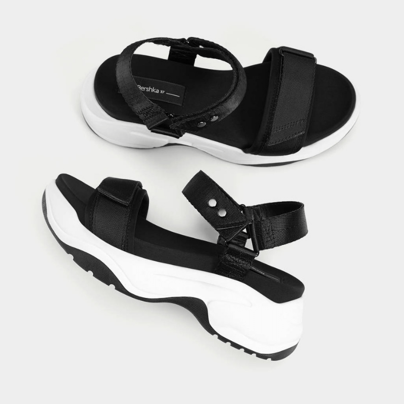 sandales-ete-chaussures-compensees-sport-bershka