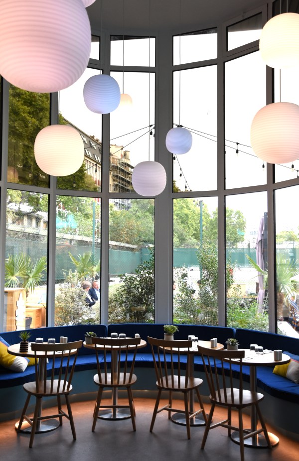 Break Paris restaurant tennis food healthy