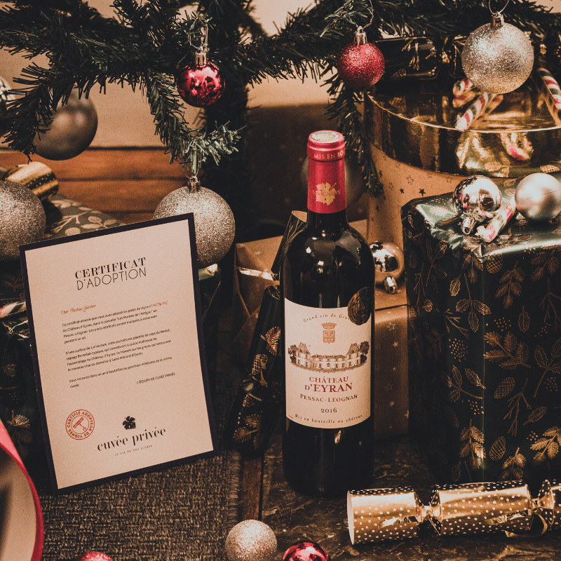 cadeaux-noel-gourmand-cuvée-privée-vin-pied-de-vigne-adopter